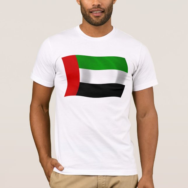 Camisa da Bandeira dos Emirados Árabes Unidos (Frente)