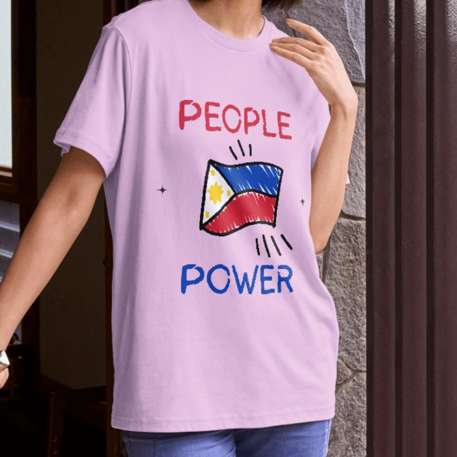 Camisa da Bandeira Filipina Poder do Povo Impeach  (Criador carregado)