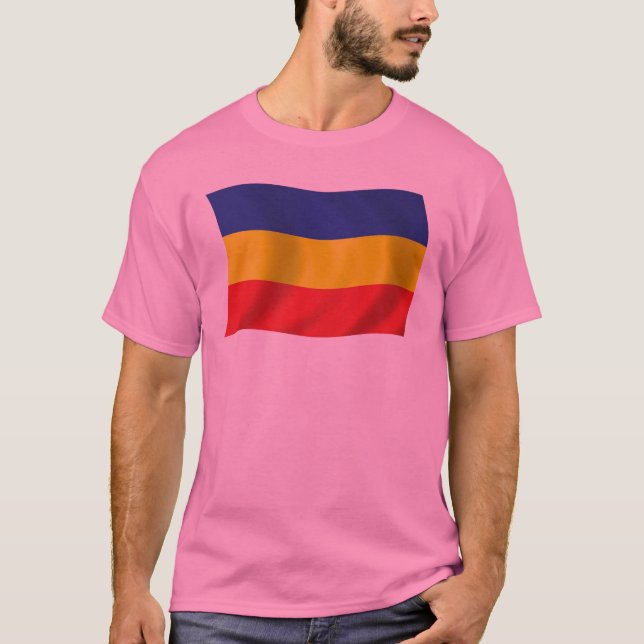 Camisa da Bandeira Khmer Kampuchea Krom (Frente)