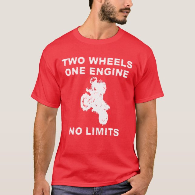 Camisa da bicicleta da sujeira - nenhuns limites (Frente)