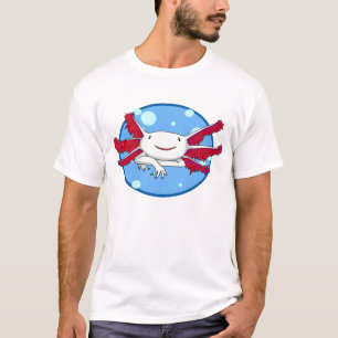 camisa da bolha do axolotl (branco nenhuns pontos)