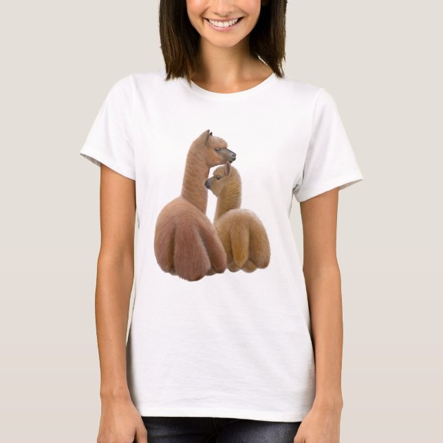 Camisa da boneca das senhoras do amor da alpaca (Frente)