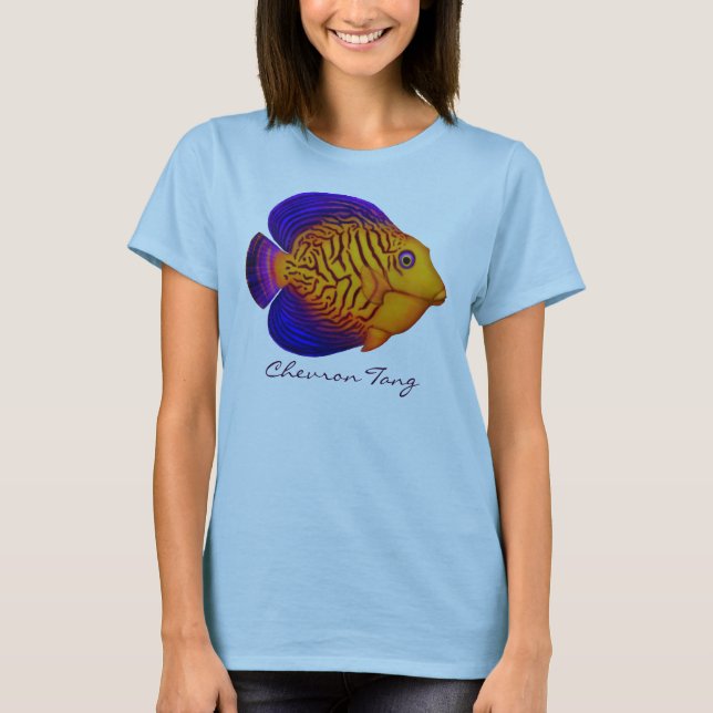 Camisa da boneca das senhoras dos peixes do recife (Frente)