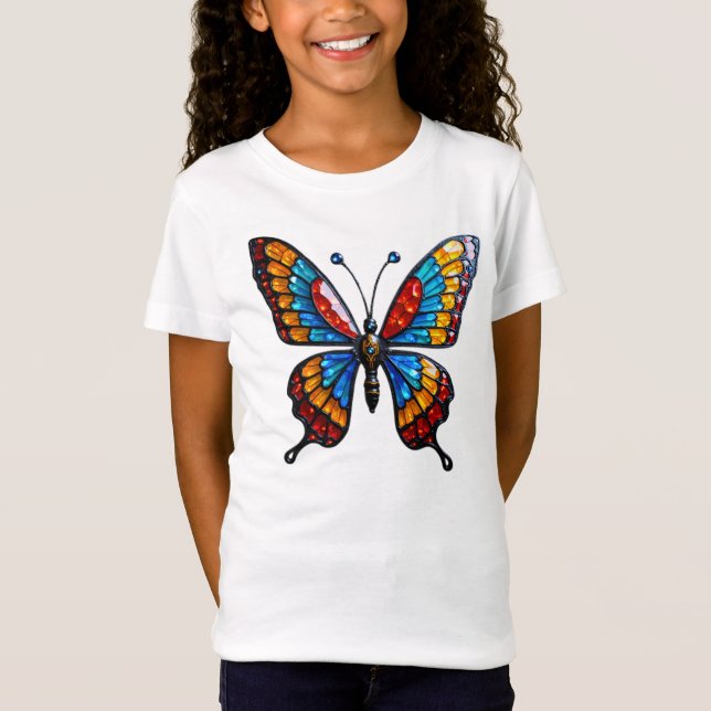 Camisa da borboleta Mosaica biselada (Frente)