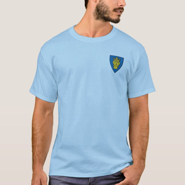 Camisa da brasão da suecia de Éstocolmo (Frente)