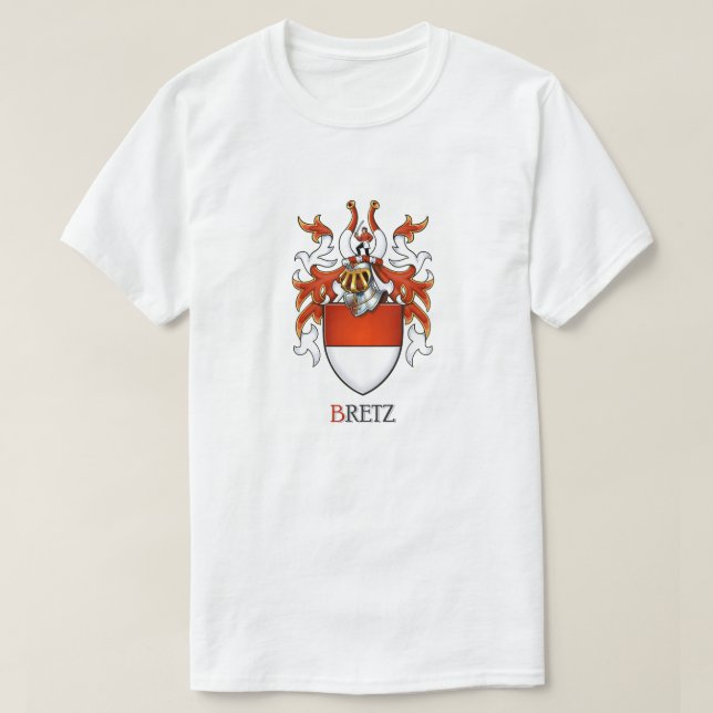 Camisa da brasão de Bretz (Frente do Design)