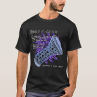 Camisa da cábula do baterista