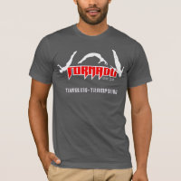 Camisa da caída e do trampolim do furacão