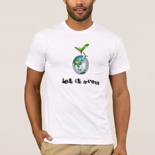 Camisa da caixa da planta da terra