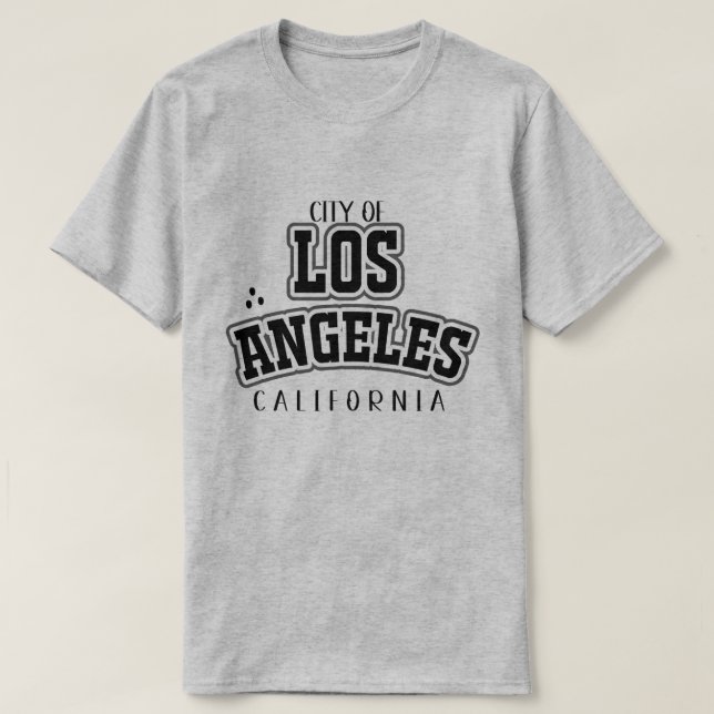 Camisa da Califórnia em Los Angeles (Frente do Design)