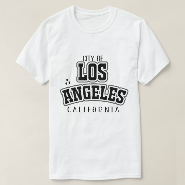 Camisa da Califórnia em Los Angeles (Frente do Design)