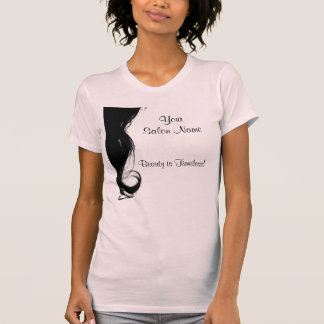 Camisa da camisola de alças do salão de beleza