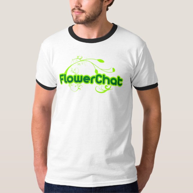 Camisa da campainha de FlowerChat (Frente)