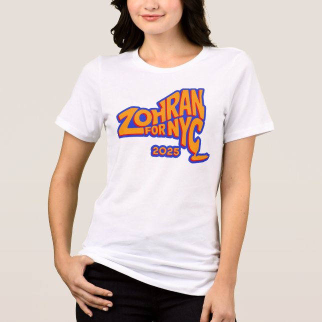 Camisa da Campanha Zohran 2025 Nova York (Frente)