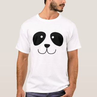 Camisa da cara da panda