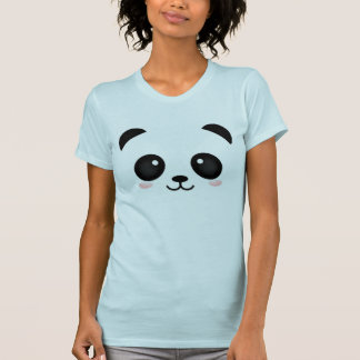 Camisa da cara da panda de Kawaii