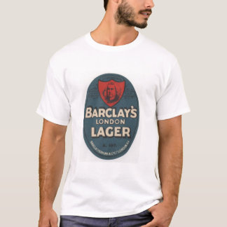 Camisa da cerveja pilsen T da Londres de Barclay