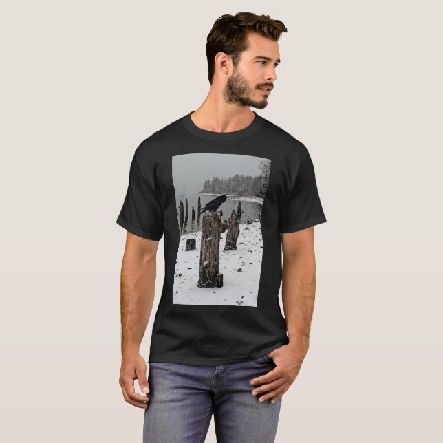 Camisa da chamada do corvo (Frente Completa)