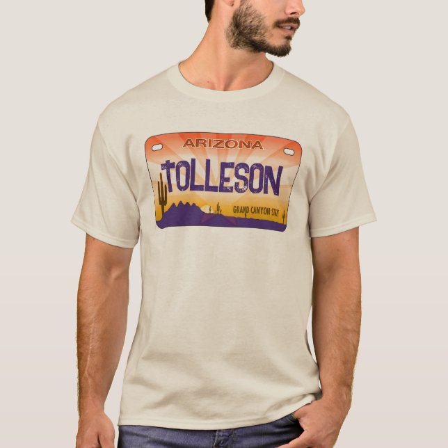 Camisa da chapa de matrícula da Arizona Tolleson (Frente)
