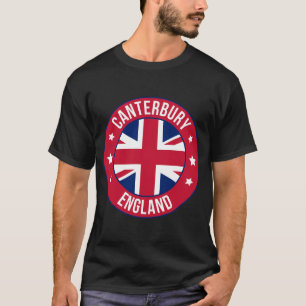 Camisa da Cidade de Canterbury, Inglaterra Viage