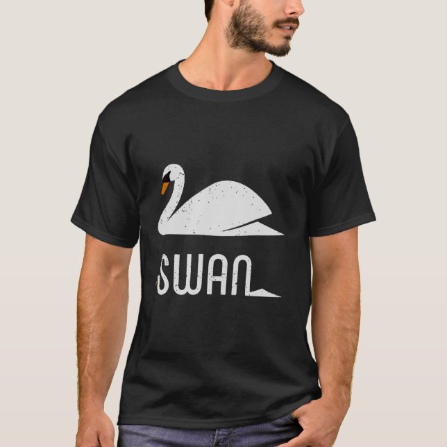 Camisa da cisne t (Frente)