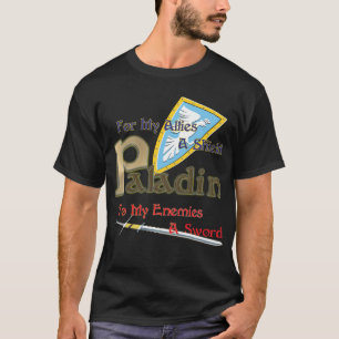 Camisa da classe do RPG do paladino