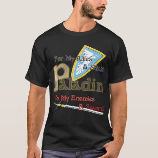 Camisa da classe do RPG do paladino