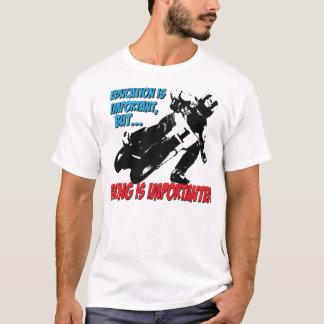 Camisa da competência & da educação t da
