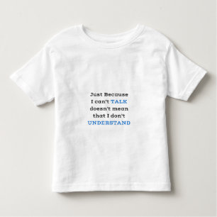 Camisa da consciência da apraxia do discurso do