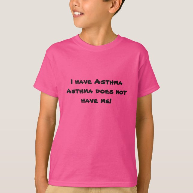 Camisa da consciência da asma da juventude (Frente)