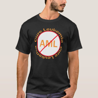 Camisa da consciência da leucemia AML da cura