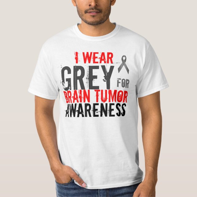 camisa da consciência do tumor cerebral (Frente)