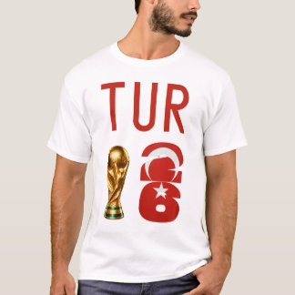 Camisa da Copa do Mundo Turquia 2026 com Nome e Nú
