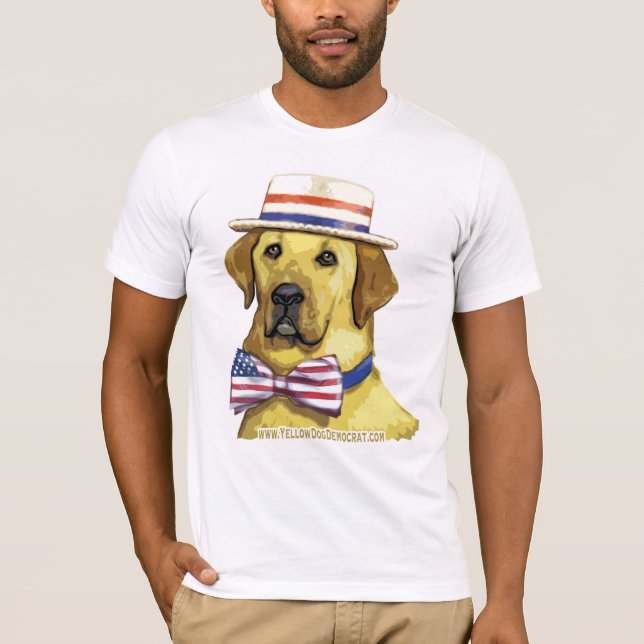 Camisa da cor do cão amarelo (Frente)