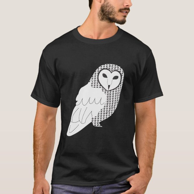 Camisa da coruja de celeiro (Frente)