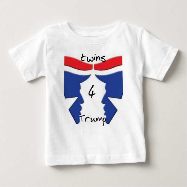 Camisa da criança de Twins4Trump (Frente)