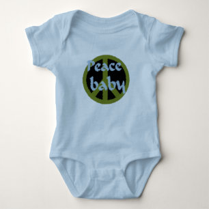 Camisa da criança do bebê da paz
