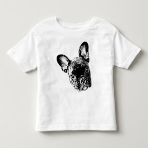 Camisa da criança do buldogue francês