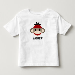 Camisa da criança do macaco da peúga