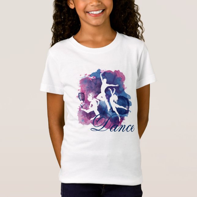 Camisa da dança das meninas (Frente)