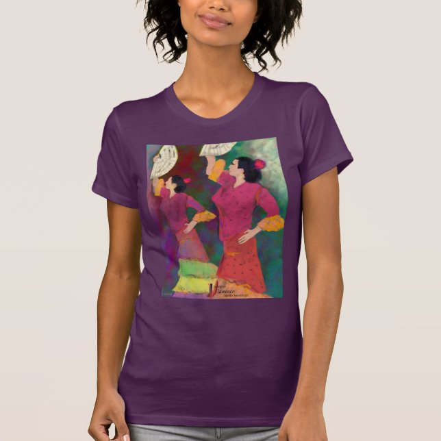 Camisa da dança do Flamenco pelo Flamenco de (Frente)