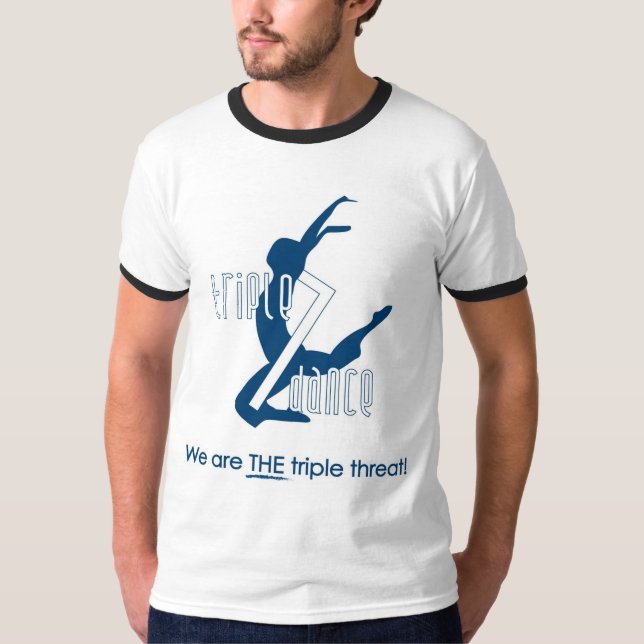 Camisa da dança triplicar-se 7 do pai (Frente)