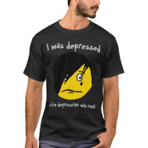 Camisa da depressão de EMO