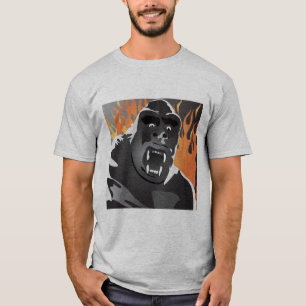 Camisa da destruição do gorila