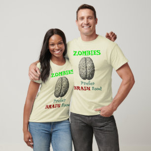 Camisa da dieta do zombi