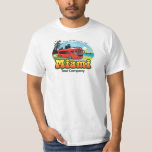 Camisa da empresa da excursão de Miami