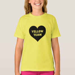 Camisa da Equipe Amarela da Guerra de Cores
