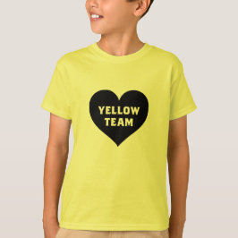 Camisa da Equipe Amarela da Guerra de Cores