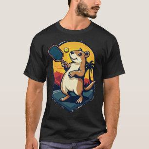 Camisa da Equipe do Clube de Pickleball Capybara c