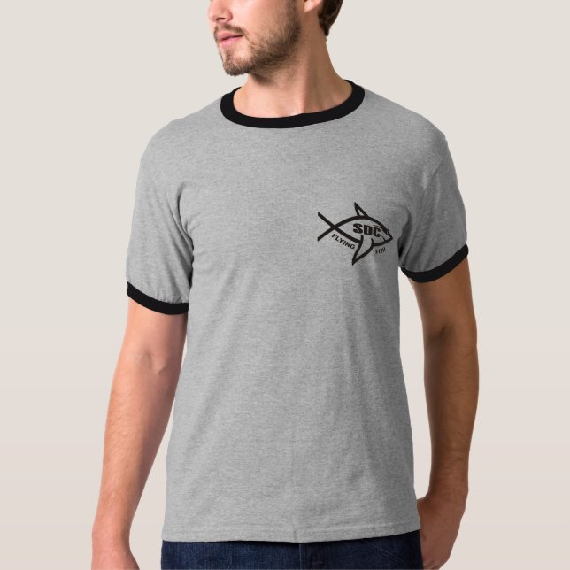 Camisa da equipe dos peixes de vôo (Frente)
